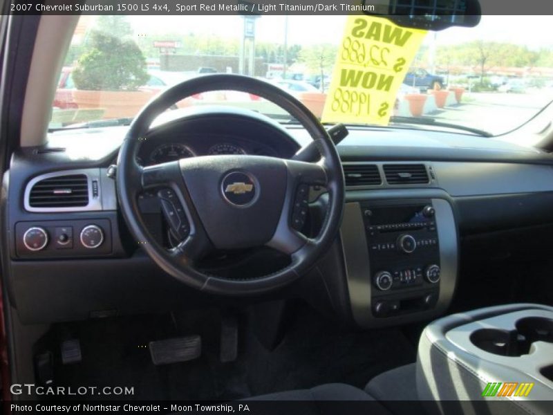 Sport Red Metallic / Light Titanium/Dark Titanium 2007 Chevrolet Suburban 1500 LS 4x4