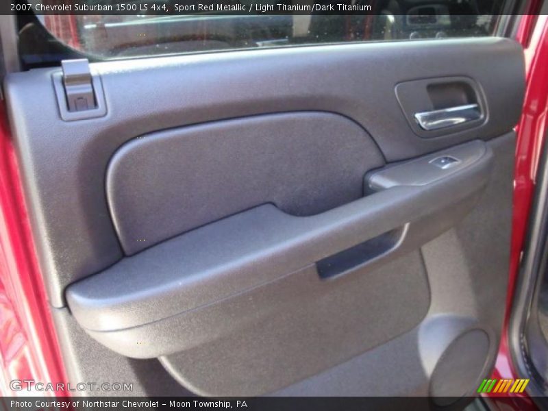 Sport Red Metallic / Light Titanium/Dark Titanium 2007 Chevrolet Suburban 1500 LS 4x4