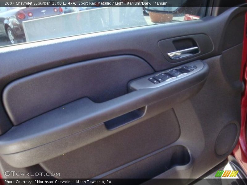 Sport Red Metallic / Light Titanium/Dark Titanium 2007 Chevrolet Suburban 1500 LS 4x4