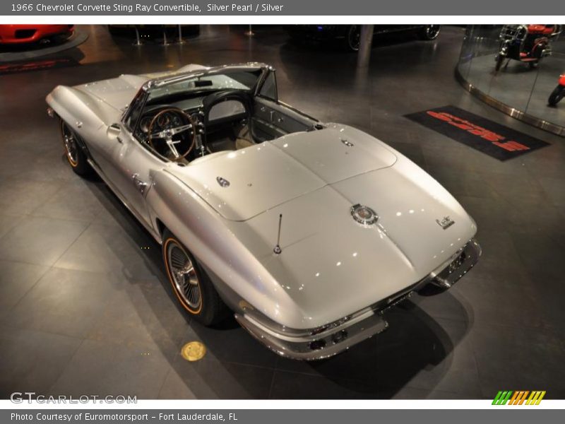 Silver Pearl / Silver 1966 Chevrolet Corvette Sting Ray Convertible