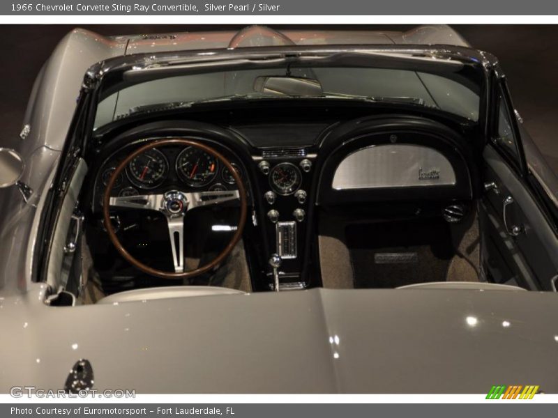 Silver Pearl / Silver 1966 Chevrolet Corvette Sting Ray Convertible