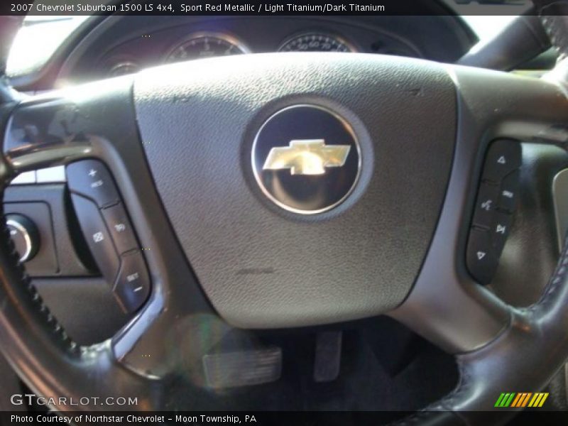 Sport Red Metallic / Light Titanium/Dark Titanium 2007 Chevrolet Suburban 1500 LS 4x4