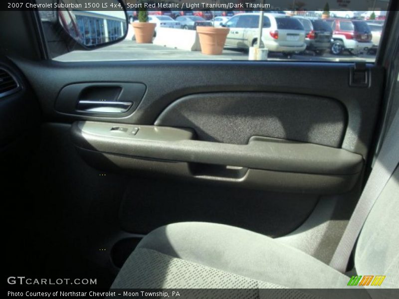 Sport Red Metallic / Light Titanium/Dark Titanium 2007 Chevrolet Suburban 1500 LS 4x4