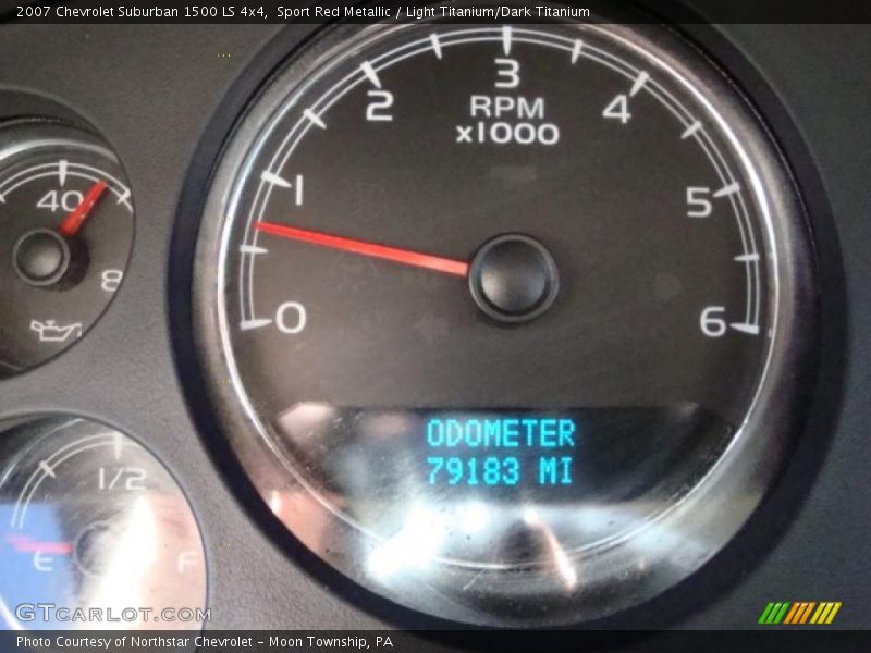 Sport Red Metallic / Light Titanium/Dark Titanium 2007 Chevrolet Suburban 1500 LS 4x4