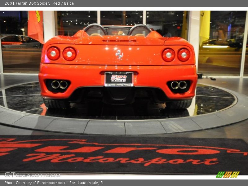 Red / Beige 2001 Ferrari 360 Spider