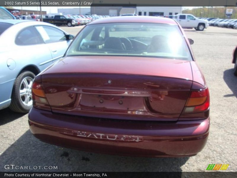 Cranberry / Gray 2002 Saturn S Series SL1 Sedan