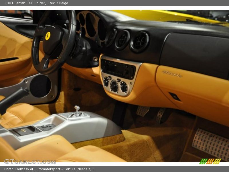 Red / Beige 2001 Ferrari 360 Spider