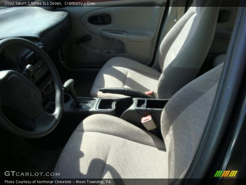 Cranberry / Gray 2002 Saturn S Series SL1 Sedan