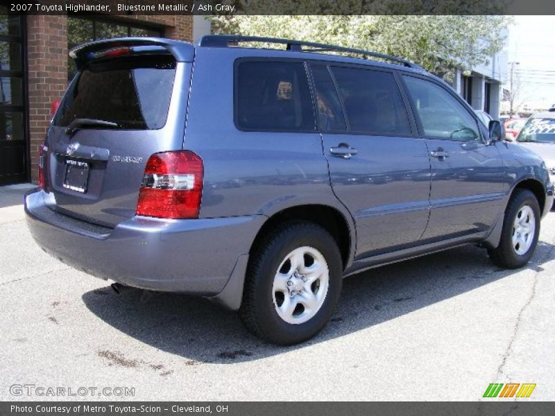 Bluestone Metallic / Ash Gray 2007 Toyota Highlander