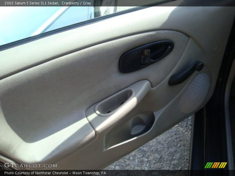 Cranberry / Gray 2002 Saturn S Series SL1 Sedan