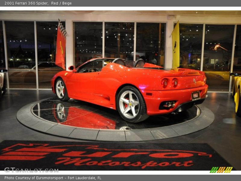 Red / Beige 2001 Ferrari 360 Spider