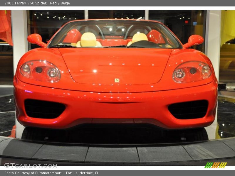 Red / Beige 2001 Ferrari 360 Spider