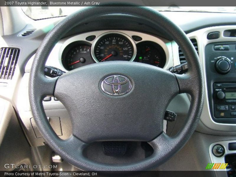 Bluestone Metallic / Ash Gray 2007 Toyota Highlander