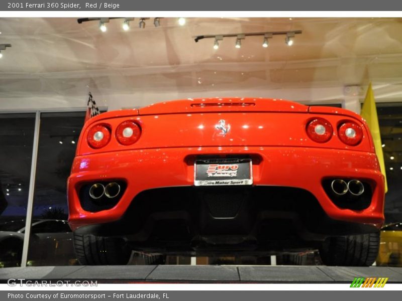 Red / Beige 2001 Ferrari 360 Spider
