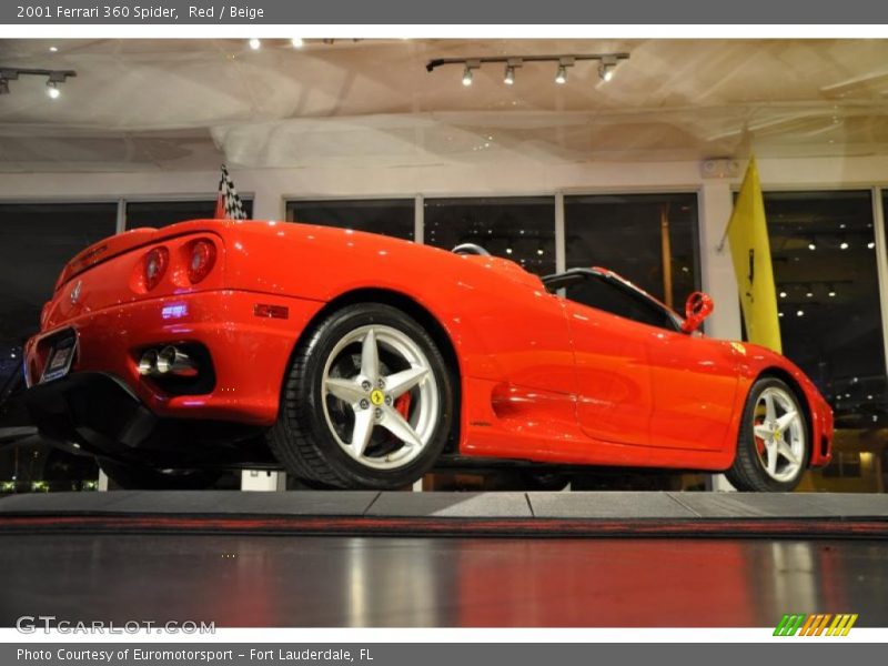 Red / Beige 2001 Ferrari 360 Spider