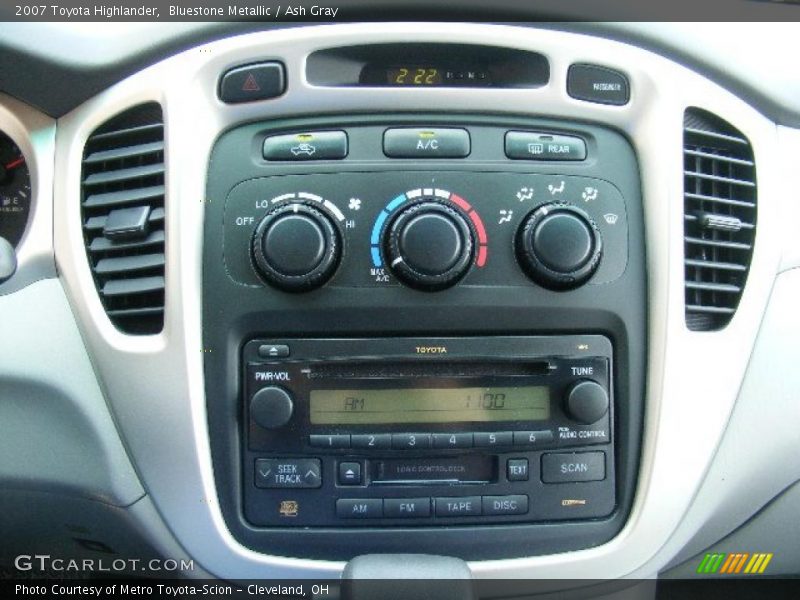 Bluestone Metallic / Ash Gray 2007 Toyota Highlander