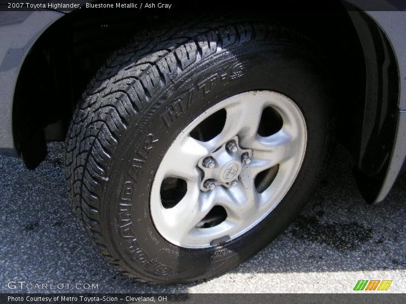 Bluestone Metallic / Ash Gray 2007 Toyota Highlander