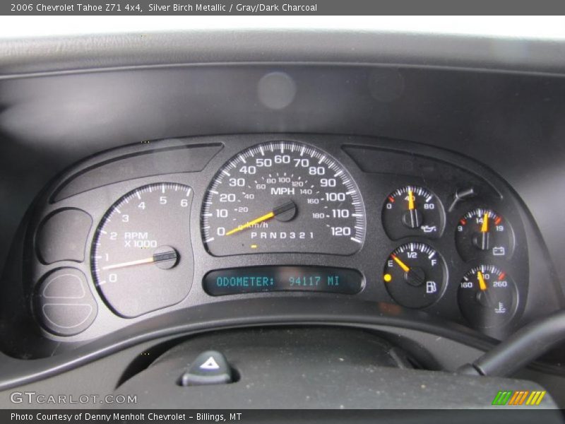 Silver Birch Metallic / Gray/Dark Charcoal 2006 Chevrolet Tahoe Z71 4x4