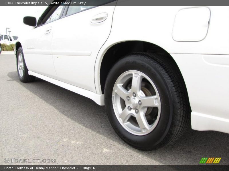 White / Medium Gray 2004 Chevrolet Impala LS