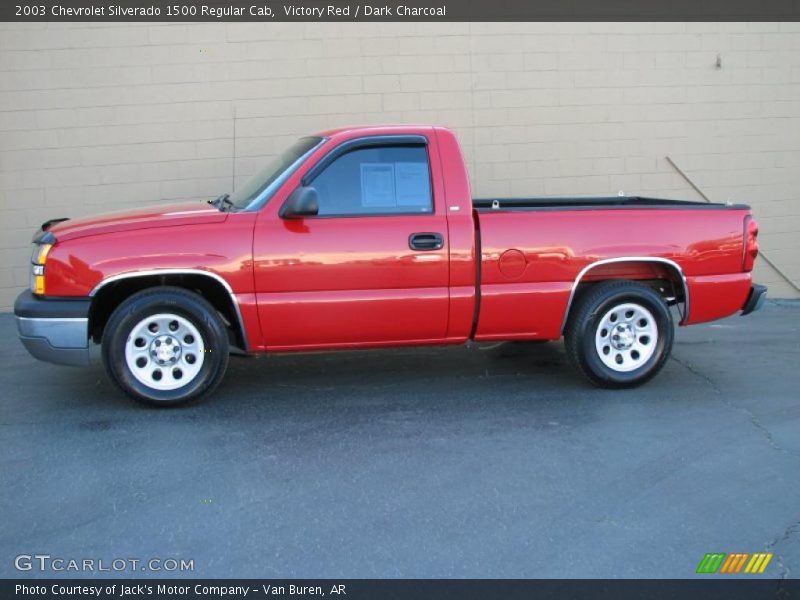 Victory Red / Dark Charcoal 2003 Chevrolet Silverado 1500 Regular Cab