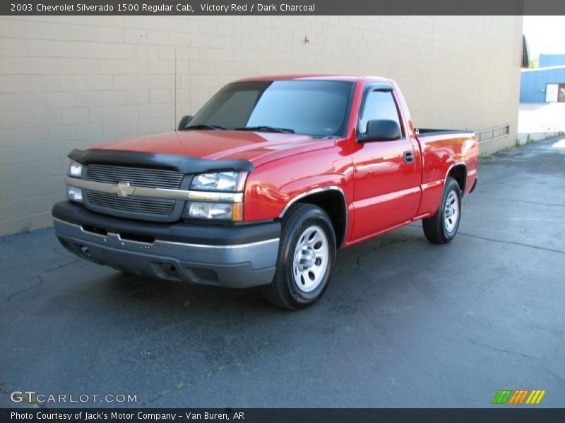 Victory Red / Dark Charcoal 2003 Chevrolet Silverado 1500 Regular Cab