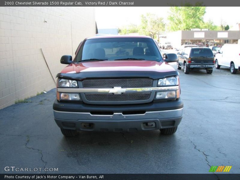 Victory Red / Dark Charcoal 2003 Chevrolet Silverado 1500 Regular Cab