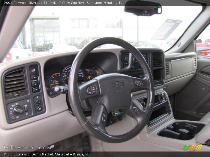 Sandstone Metallic / Tan 2004 Chevrolet Silverado 3500HD LT Crew Cab 4x4