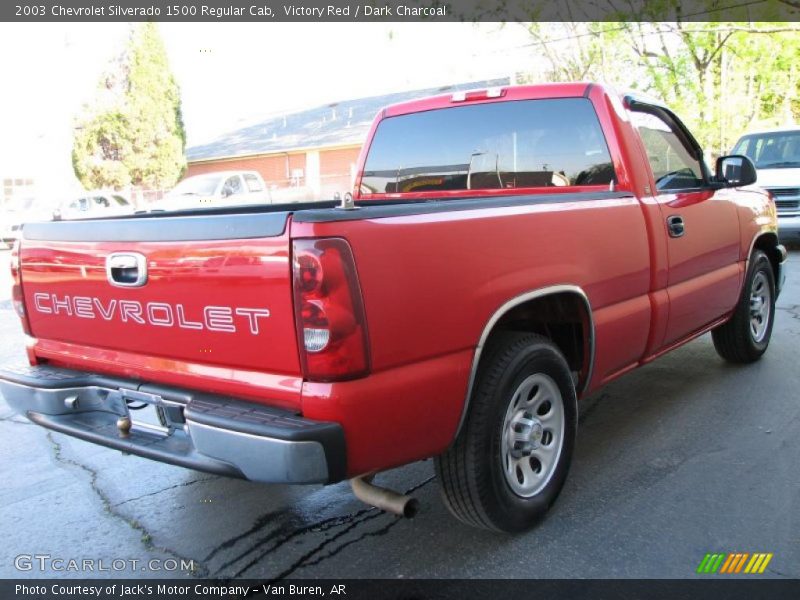 Victory Red / Dark Charcoal 2003 Chevrolet Silverado 1500 Regular Cab