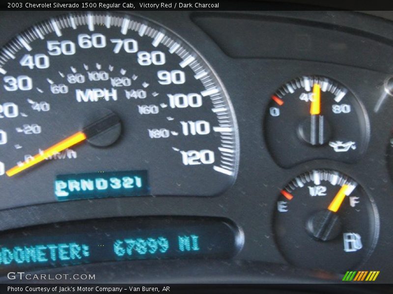Victory Red / Dark Charcoal 2003 Chevrolet Silverado 1500 Regular Cab