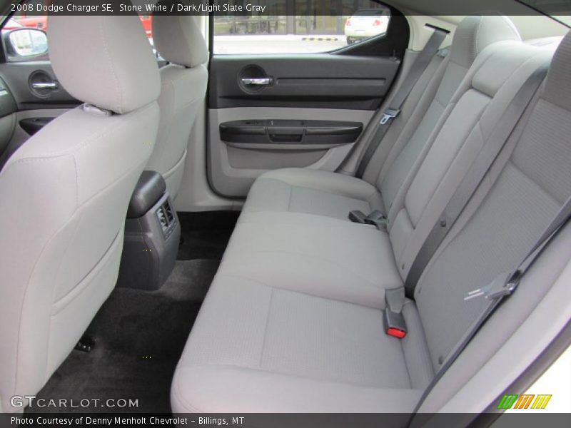 Stone White / Dark/Light Slate Gray 2008 Dodge Charger SE