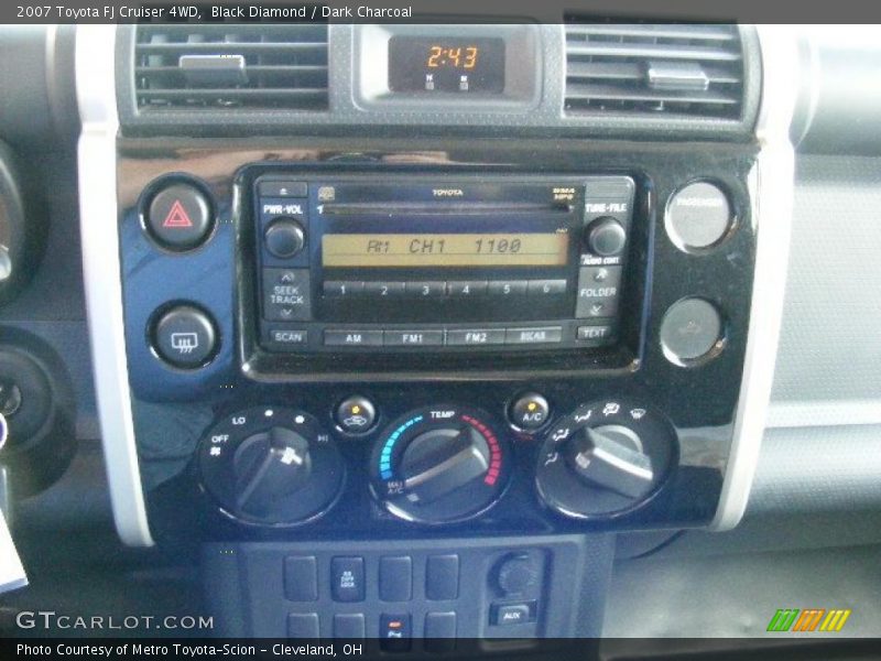 Black Diamond / Dark Charcoal 2007 Toyota FJ Cruiser 4WD