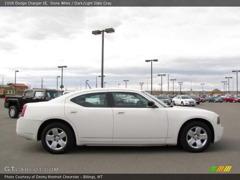 Stone White / Dark/Light Slate Gray 2008 Dodge Charger SE