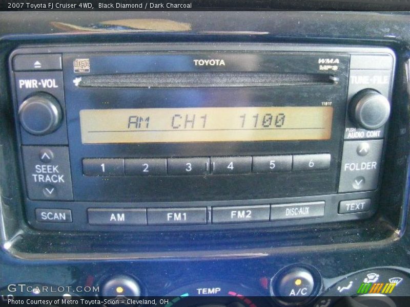 Black Diamond / Dark Charcoal 2007 Toyota FJ Cruiser 4WD