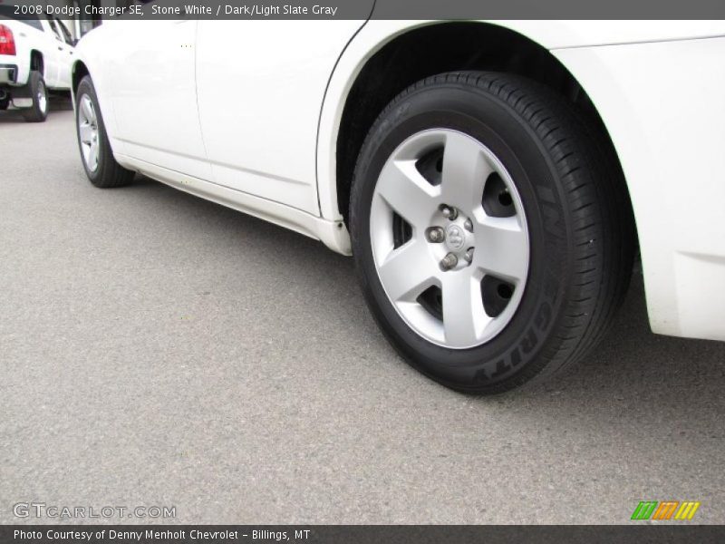 Stone White / Dark/Light Slate Gray 2008 Dodge Charger SE