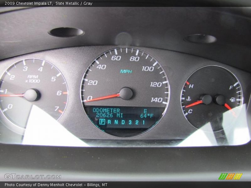 Slate Metallic / Gray 2009 Chevrolet Impala LT