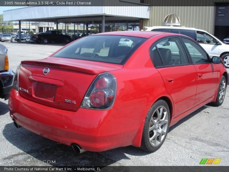 Code Red / Charcoal 2005 Nissan Altima 3.5 SE-R