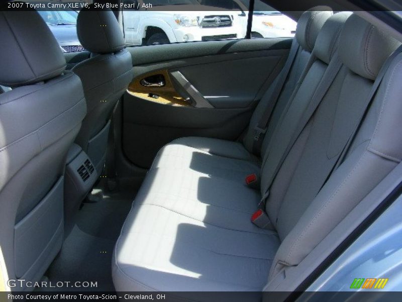 Sky Blue Pearl / Ash 2007 Toyota Camry XLE V6