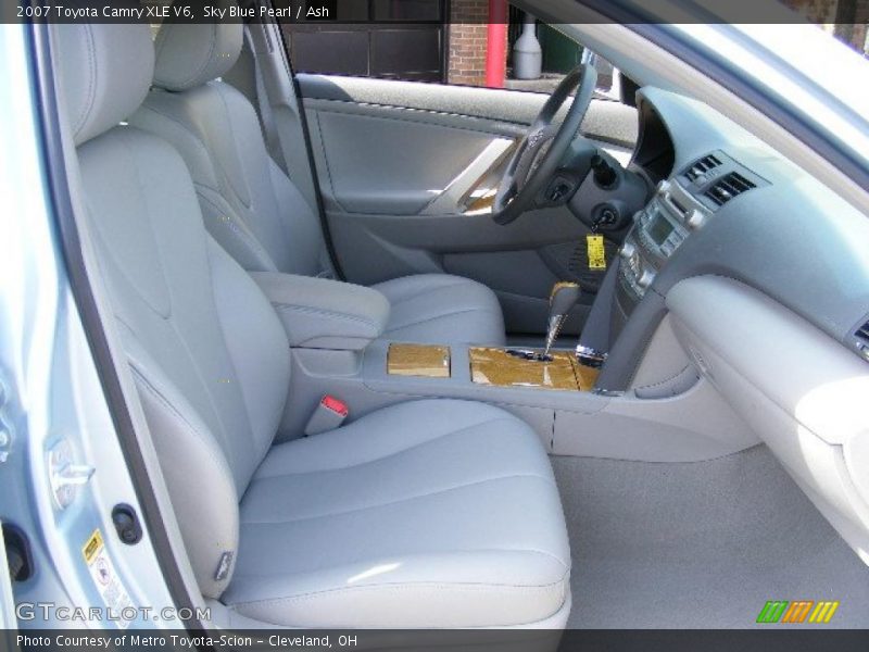 Sky Blue Pearl / Ash 2007 Toyota Camry XLE V6