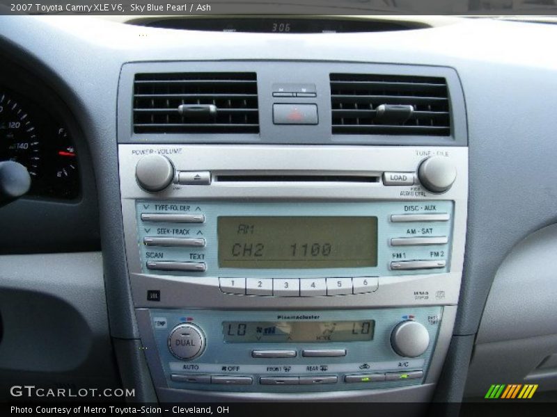 Sky Blue Pearl / Ash 2007 Toyota Camry XLE V6