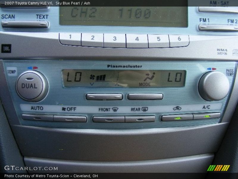 Sky Blue Pearl / Ash 2007 Toyota Camry XLE V6