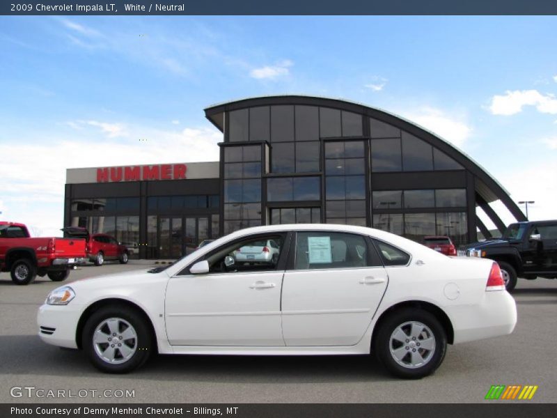 White / Neutral 2009 Chevrolet Impala LT