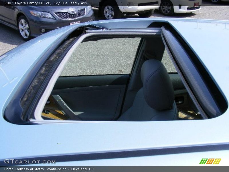 Sky Blue Pearl / Ash 2007 Toyota Camry XLE V6