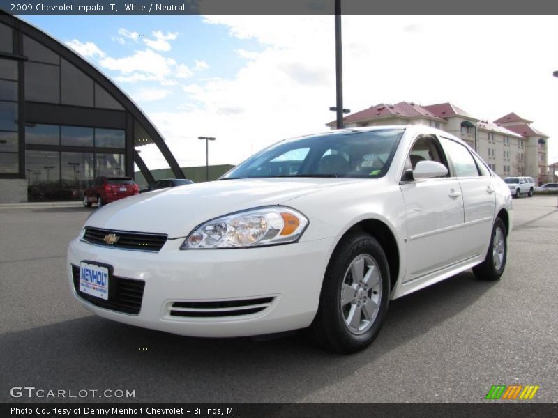 White / Neutral 2009 Chevrolet Impala LT