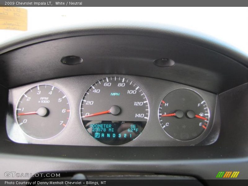 White / Neutral 2009 Chevrolet Impala LT