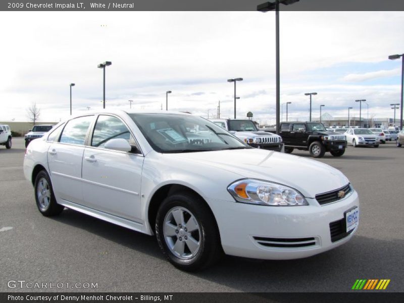 White / Neutral 2009 Chevrolet Impala LT