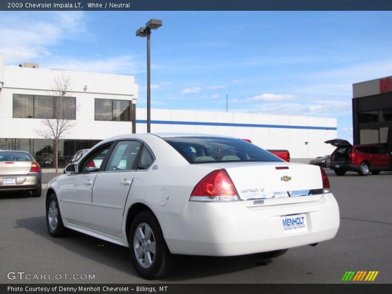 White / Neutral 2009 Chevrolet Impala LT