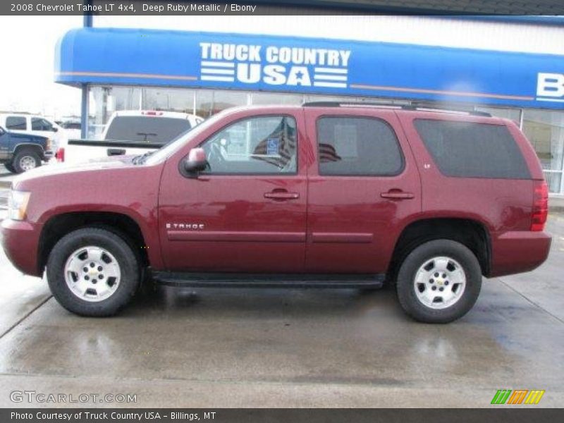 Deep Ruby Metallic / Ebony 2008 Chevrolet Tahoe LT 4x4