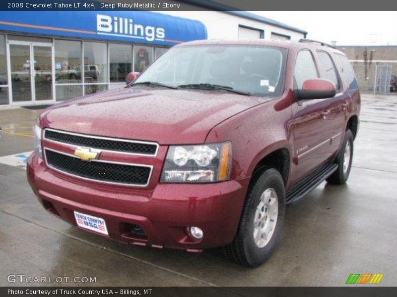 Deep Ruby Metallic / Ebony 2008 Chevrolet Tahoe LT 4x4