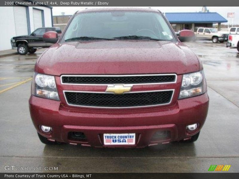 Deep Ruby Metallic / Ebony 2008 Chevrolet Tahoe LT 4x4