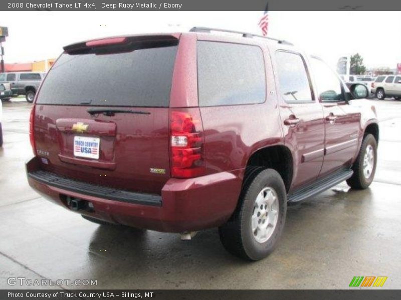 Deep Ruby Metallic / Ebony 2008 Chevrolet Tahoe LT 4x4